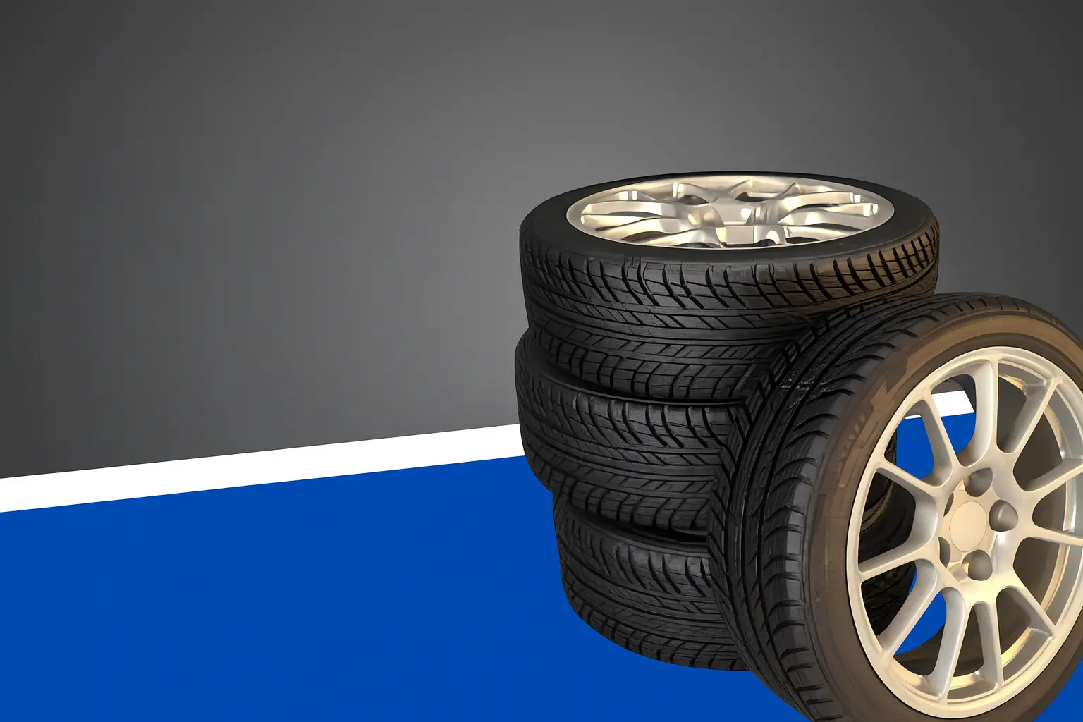 Mekaniker der arbejder med dæk